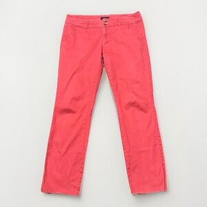American Eagle Woman's Size 8 Pants Pink Chino Skinny Stretch 33x28
